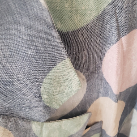 Parao Vintage Polka dots 80s 90s blouse vest size Large - Picture 3 of 8